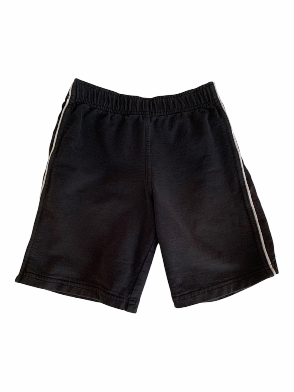 Circo Shorts Boys Size 5T Black White Stripe Cotton Sweats Pocket Quality